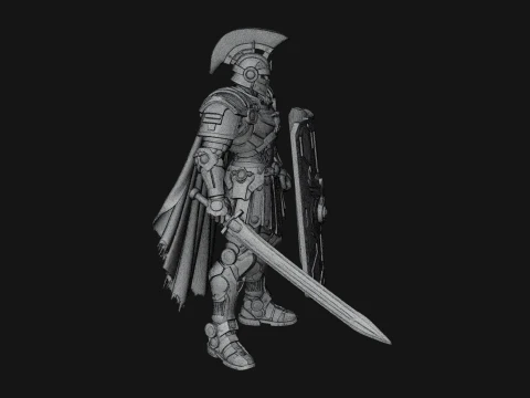 ROME - Armored Champion Design 9 - 3D Print Model 3D Print Model