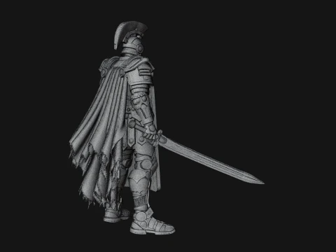 ROME - Armored Champion Design 9 - 3D Print Model 3D Print Model