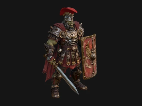ROME - Armored Champion Design 10 - 3D Print Model 3D Print Model