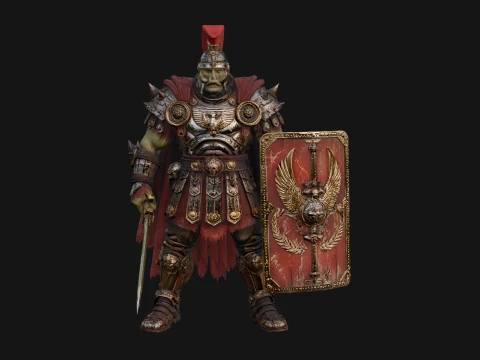 ROME - Armored Champion Design 10 - 3D Print Model 3D Print Model