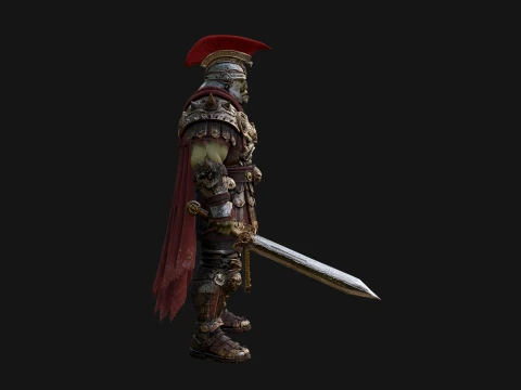 ROME - Armored Champion Design 10 - 3D Print Model 3D Print Model