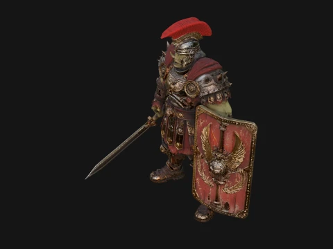 ROME - Armored Champion Design 10 - 3D Print Model 3D Print Model