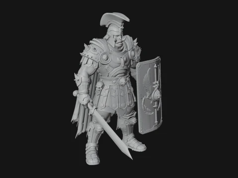 ROME - Armored Champion Design 10 - 3D Print Model 3D Print Model