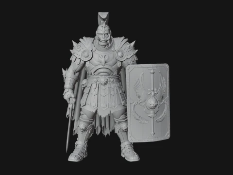 ROME - Armored Champion Design 10 - 3D Print Model 3D Print Model