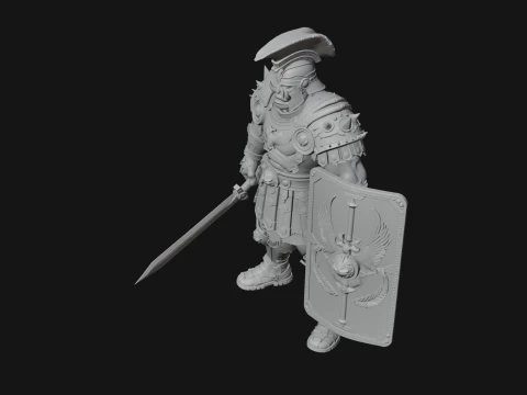 ROME - Armored Champion Design 10 - 3D Print Model 3D Print Model