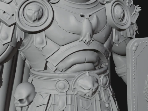 ROME - Armored Champion Design 10 - 3D Print Model 3D Print Model