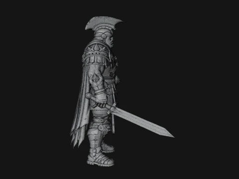 ROME - Armored Champion Design 10 - 3D Print Model 3D Print Model