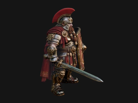 ROME - Armored Champion Design 11 - 3D Print Model 3D Print Model
