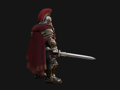 ROME - Armored Champion Design 11 - 3D Print Model 3D Print Model