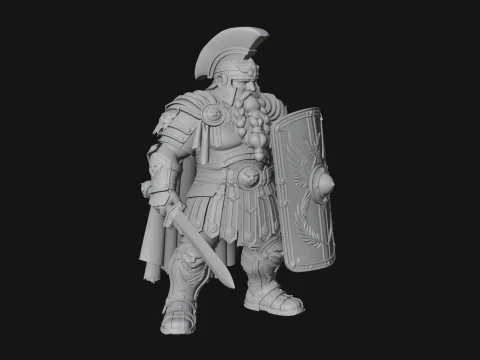 ROME - Armored Champion Design 11 - 3D Print Model 3D Print Model