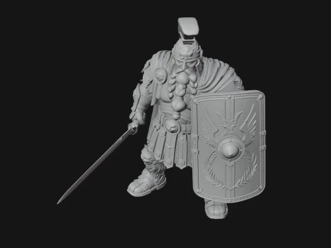 ROME - Armored Champion Design 11 - 3D Print Model 3D Print Model