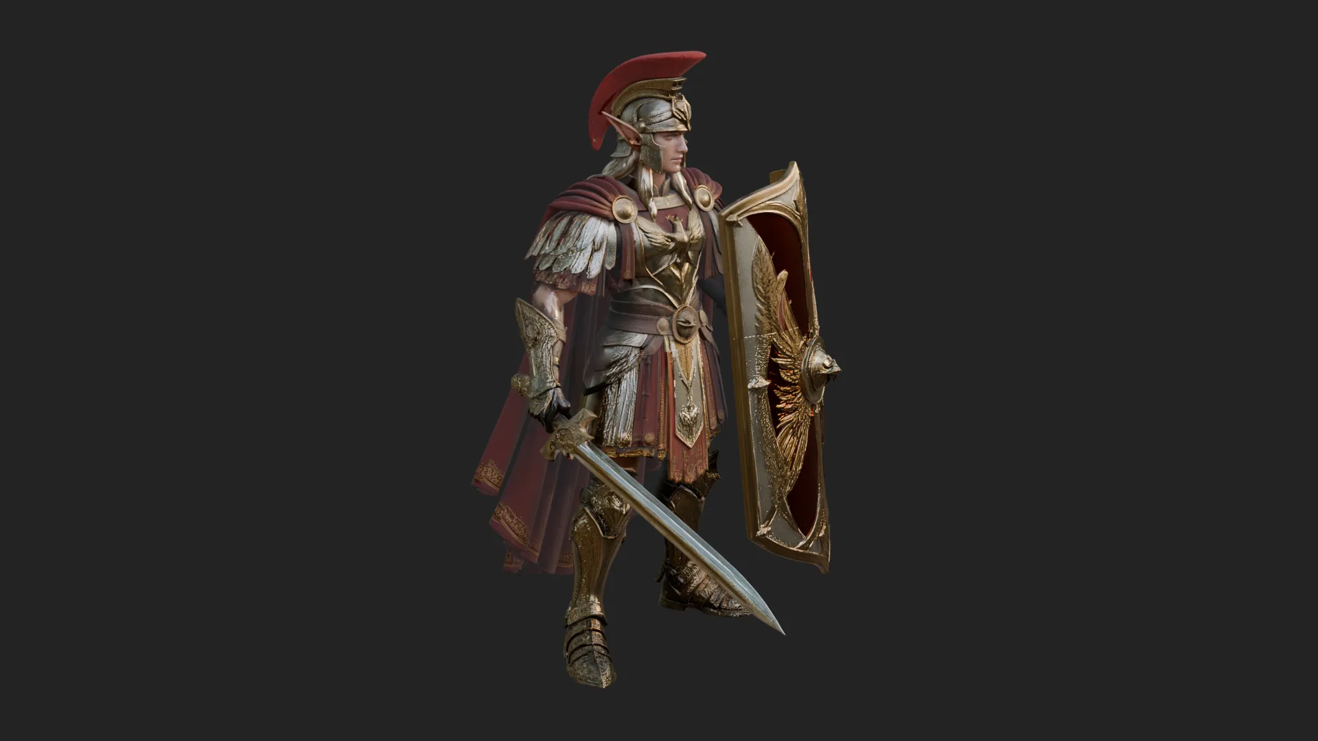 ROME - Armored Champion Design 12 - 3D Print Model 3D Print Model .c4d .max .obj .3ds .fbx .stl .blend