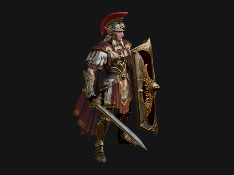 ROME - Armored Champion Design 12 - 3D Print Model 3D Print Model