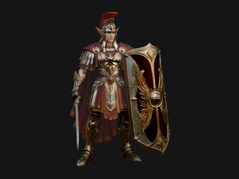 ROME - Armored Champion Design 12 - 3D Print Model 3D Print Model