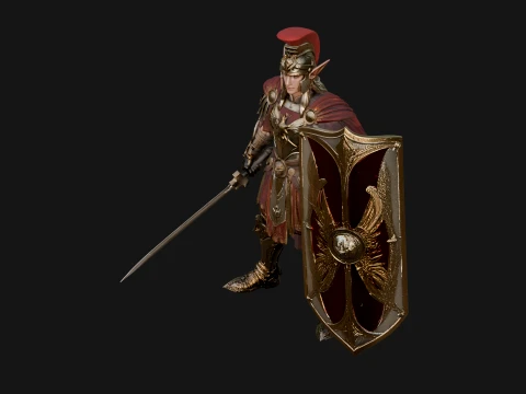 ROME - Armored Champion Design 12 - 3D Print Model 3D Print Model