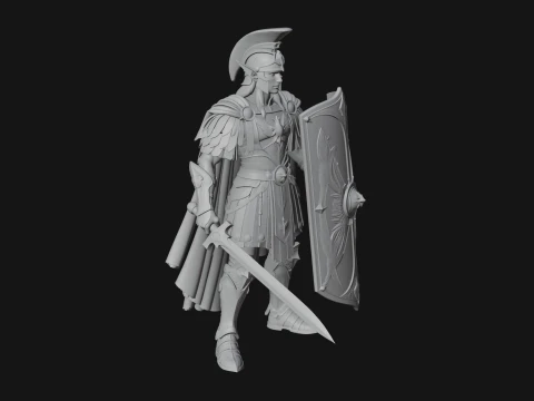 ROME - Armored Champion Design 12 - 3D Print Model 3D Print Model