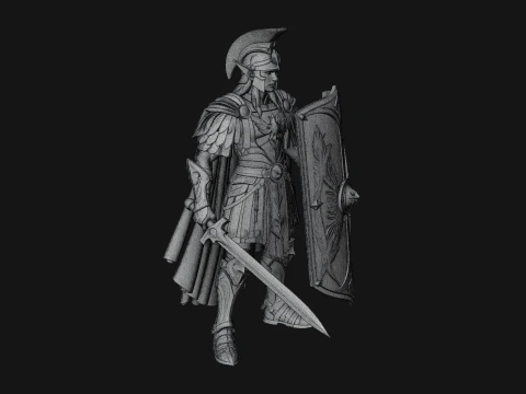 ROME - Armored Champion Design 12 - 3D Print Model 3D Print Model