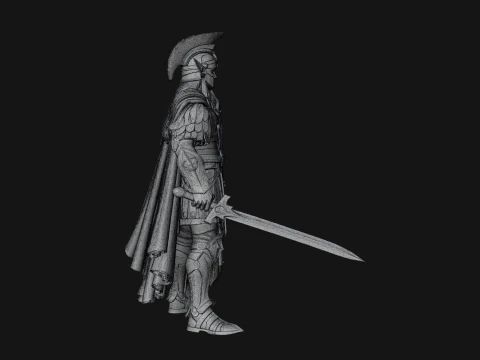 ROME - Armored Champion Design 12 - 3D Print Model 3D Print Model
