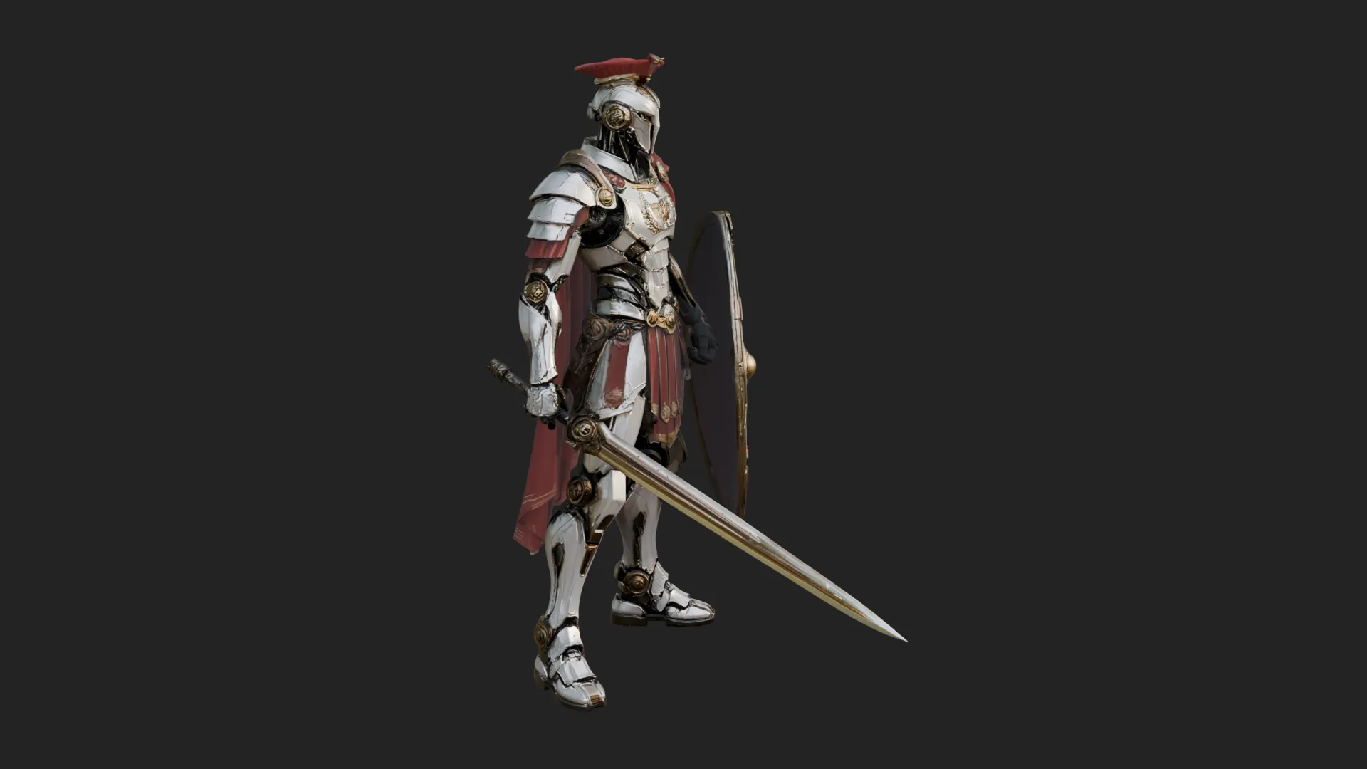 ROME - Armored Champion Design 13 - 3D Print Model 3D Print Model .c4d .max .obj .3ds .fbx .stl .blend 