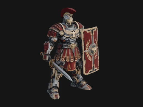 ROME - Armored Champion Design 14 - 3D Print Model 3D Print Model