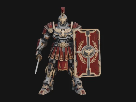 ROME - Armored Champion Design 14 - 3D Print Model 3D Print Model