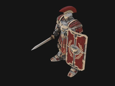 ROME - Armored Champion Design 14 - 3D Print Model 3D Print Model