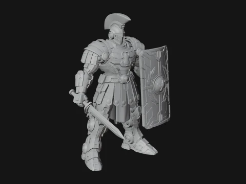 ROME - Armored Champion Design 14 - 3D Print Model 3D Print Model