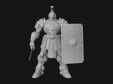 ROME - Armored Champion Design 14 - 3D Print Model 3D Print Model