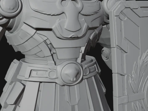 ROME - Armored Champion Design 14 - 3D Print Model 3D Print Model