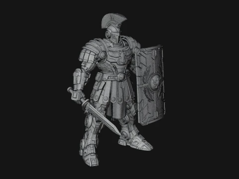 ROME - Armored Champion Design 14 - 3D Print Model 3D Print Model