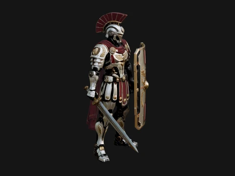ROME - Armored Champion Design 15 - 3D Print Model 3D Print Model