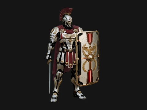 ROME - Armored Champion Design 15 - 3D Print Model 3D Print Model