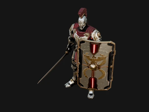 ROME - Armored Champion Design 15 - 3D Print Model 3D Print Model