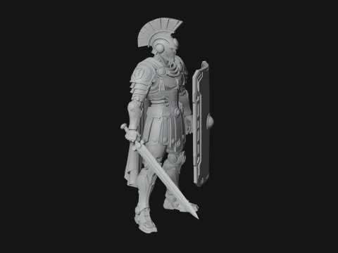 ROME - Armored Champion Design 15 - 3D Print Model 3D Print Model