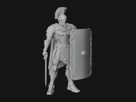 ROME - Armored Champion Design 15 - 3D Print Model 3D Print Model