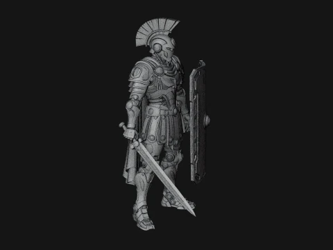 ROME - Armored Champion Design 15 - 3D Print Model 3D Print Model