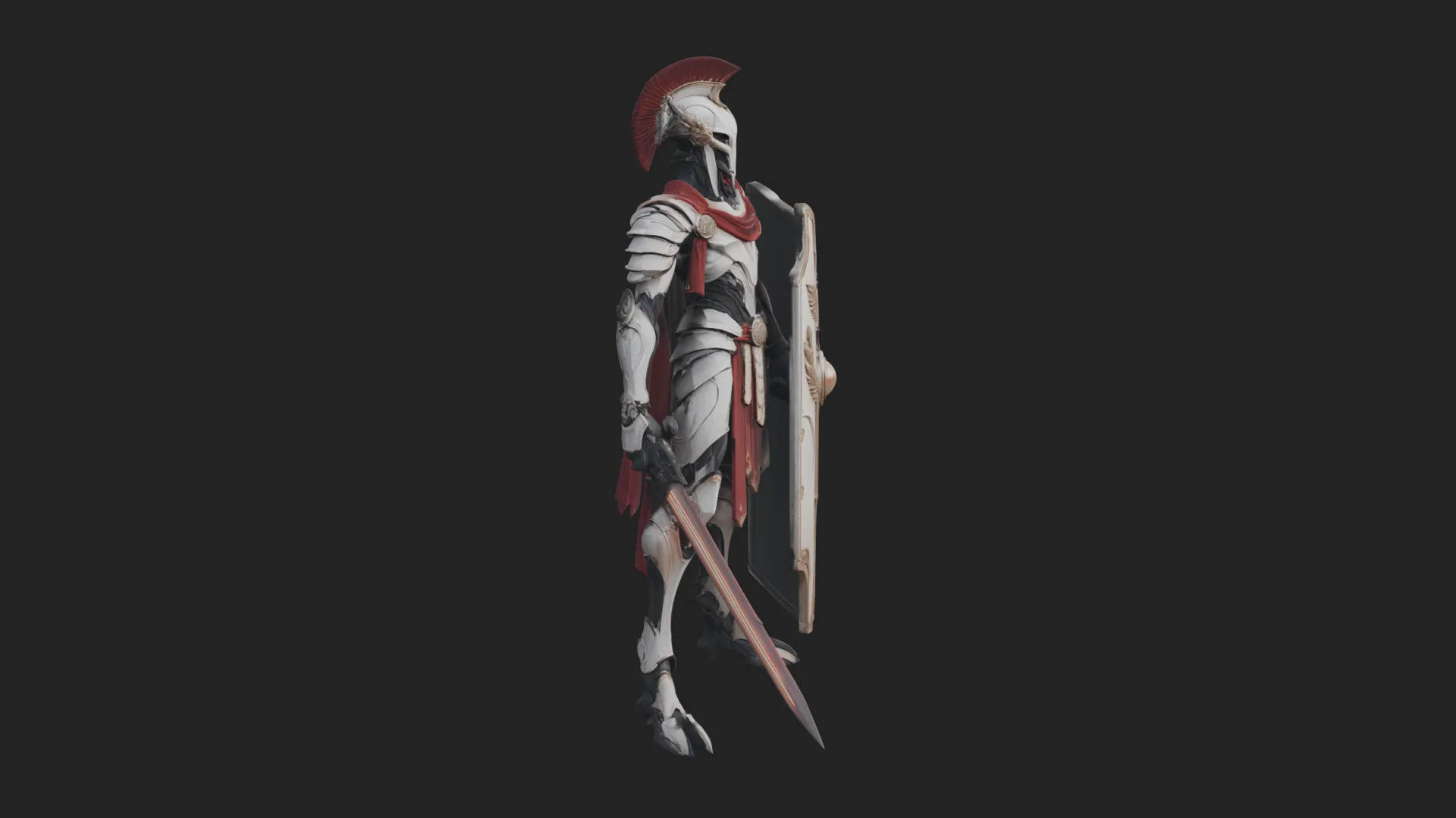ROME - Armored Champion Design 16 - 3D Print Model 3D Print Model .c4d .max .obj .3ds .fbx .stl .blend 