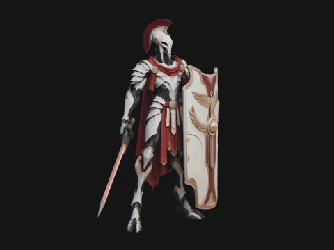ROME - Armored Champion Design 16 - 3D Print Model 3D Print Model