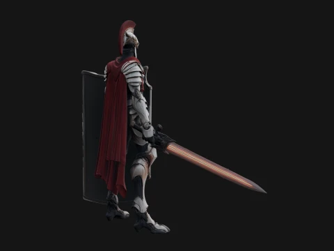 ROME - Armored Champion Design 16 - 3D Print Model 3D Print Model