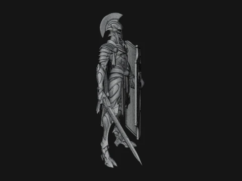 ROME - Armored Champion Design 16 - 3D Print Model 3D Print Model