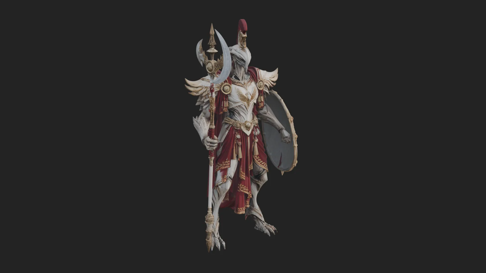 ROME - Armored Champion Design 17 - 3D Print Model 3D Print Model .c4d .max .obj .3ds .fbx .stl .blend
