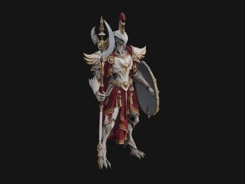 ROME - Armored Champion Design 17 - 3D Print Model 3D Print Model