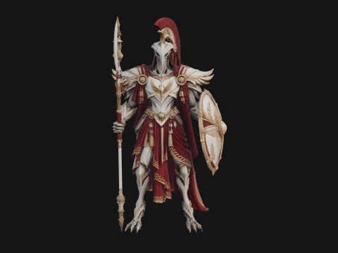 ROME - Armored Champion Design 17 - 3D Print Model 3D Print Model