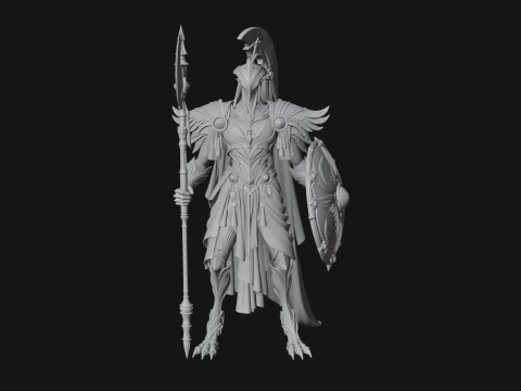 ROME - Armored Champion Design 17 - 3D Print Model 3D Print Model