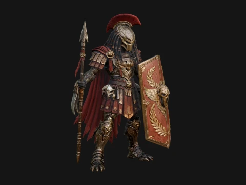 ROME - Armored Champion Design 18 - 3D Print Model 3D Print Model