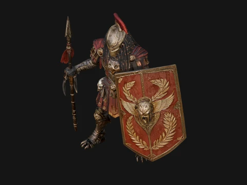 ROME - Armored Champion Design 18 - 3D Print Model 3D Print Model
