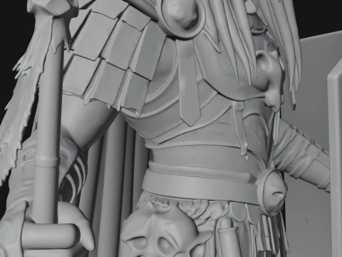 ROME - Armored Champion Design 18 - 3D Print Model 3D Print Model
