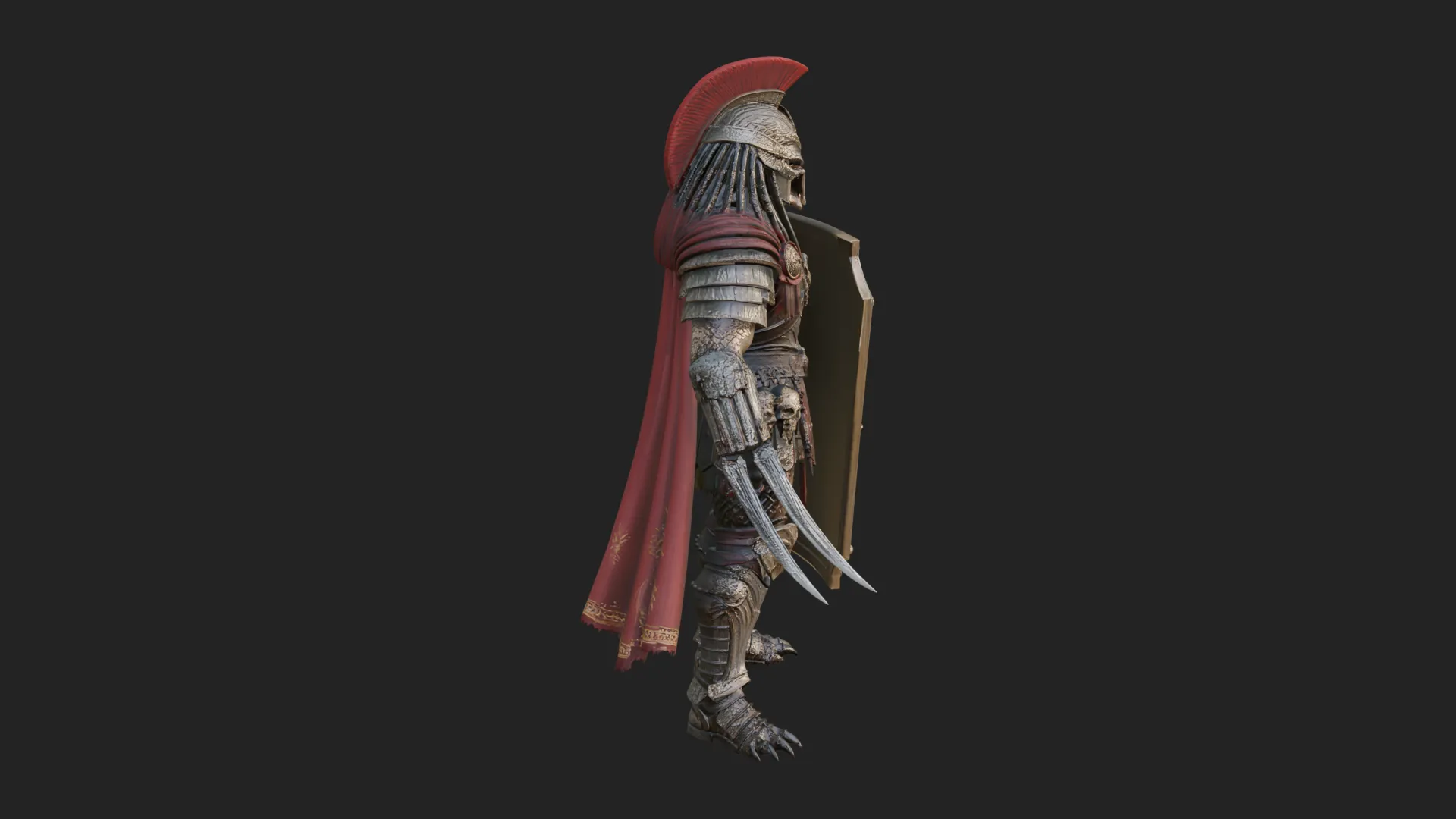 ROME - Armored Champion Design 19 - 3D Print Model 3D Print Model .c4d .max .obj .3ds .fbx .stl .blend