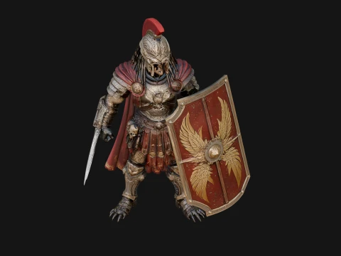 ROME - Armored Champion Design 19 - 3D Print Model 3D Print Model