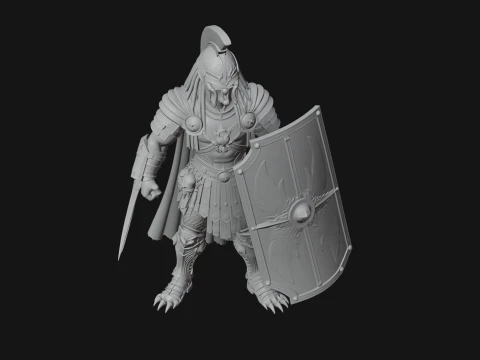 ROME - Armored Champion Design 19 - 3D Print Model 3D Print Model
